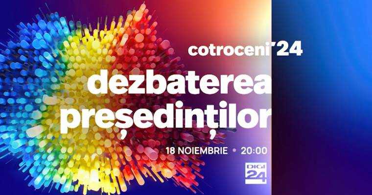 Dezbaterea președinților, la Digi24. Pe cine votăm?