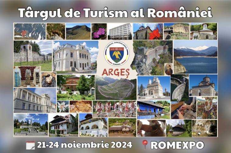 Consiliul Județean Argeș participă la Târgul de Turism al României. Cetatea lui Dracula, o atracție inedită