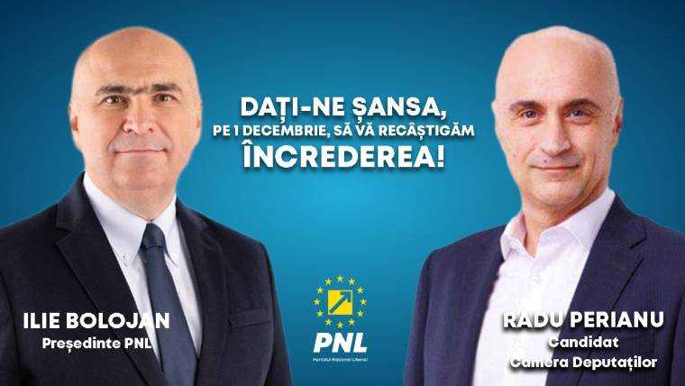 Radu Perianu: „Alegerile parlamentare sunt cruciale. Cu Ilie Bolojan ca prim-ministru și o forță liberală în Senat și Camera Deputaților, România va avea stabilitate”