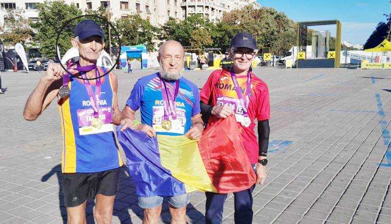 La 77 de ani, Marian Tănăsie este vicecampion mondial la maraton!