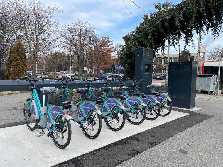 Bike-sharing, la Piteşti, în patru parcuri. Promisiune onorată