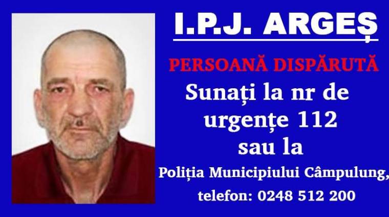 A venit în vizită în Lerești și a dispărut. Poliția îl caută