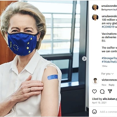 Cătălin Pena: Vai, vai! Ursula nu se simte prea bine. N-o fi de la vaccinuri?