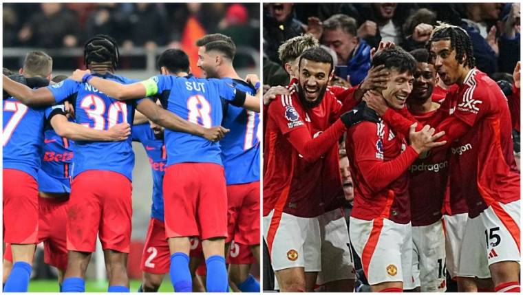 Duel de gală! FCSB – Manchester United, astăzi, de la ora 22, în Europa League