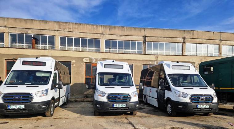 Alte patru microbuze electrice școlare au ajuns în Argeș