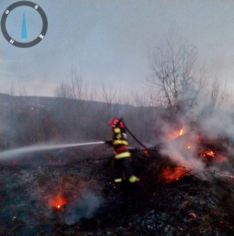 Argeş. Alte şase incendii de vegetaţie, lichidate sâmbătă