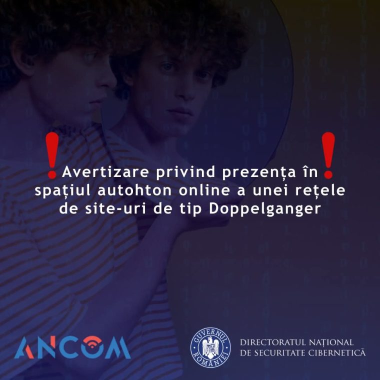 Directoratul Național de Securitate Cibernetică a emis o avertizare privind apariția unor site-uri clonate