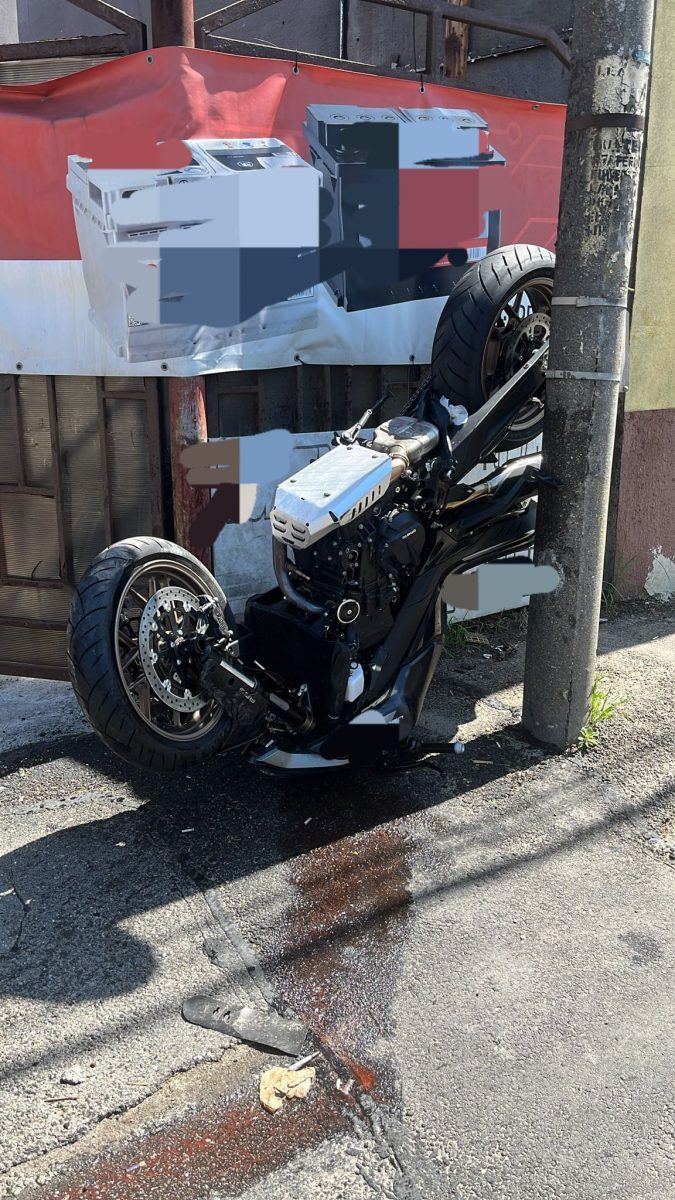 Accident cu motociclist în Pitești
