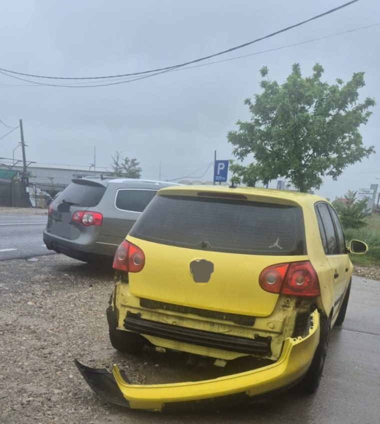 Accident la Albota, în Argeş, cu două maşini