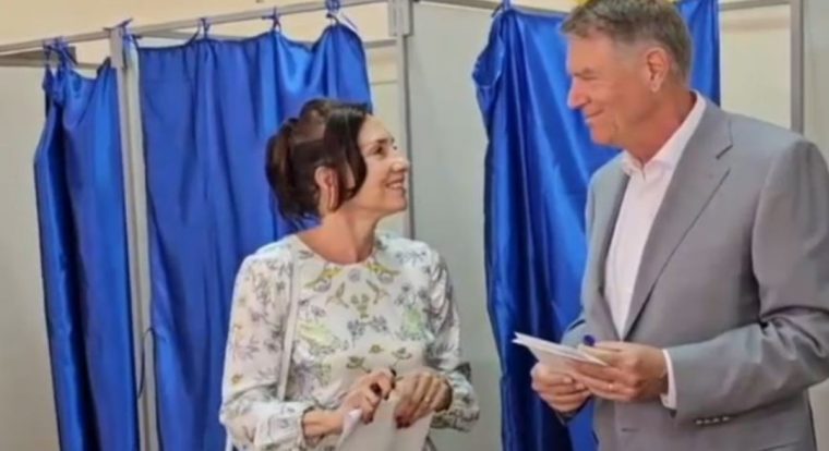 Klaus Iohannis la vot:”În ansamblu, României i-a mers bine”