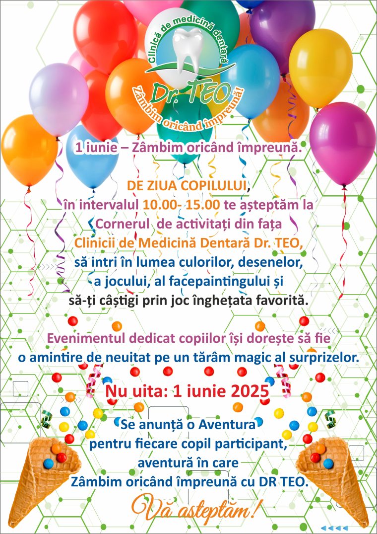 1 Iunie – Zâmbim oricând împreună!