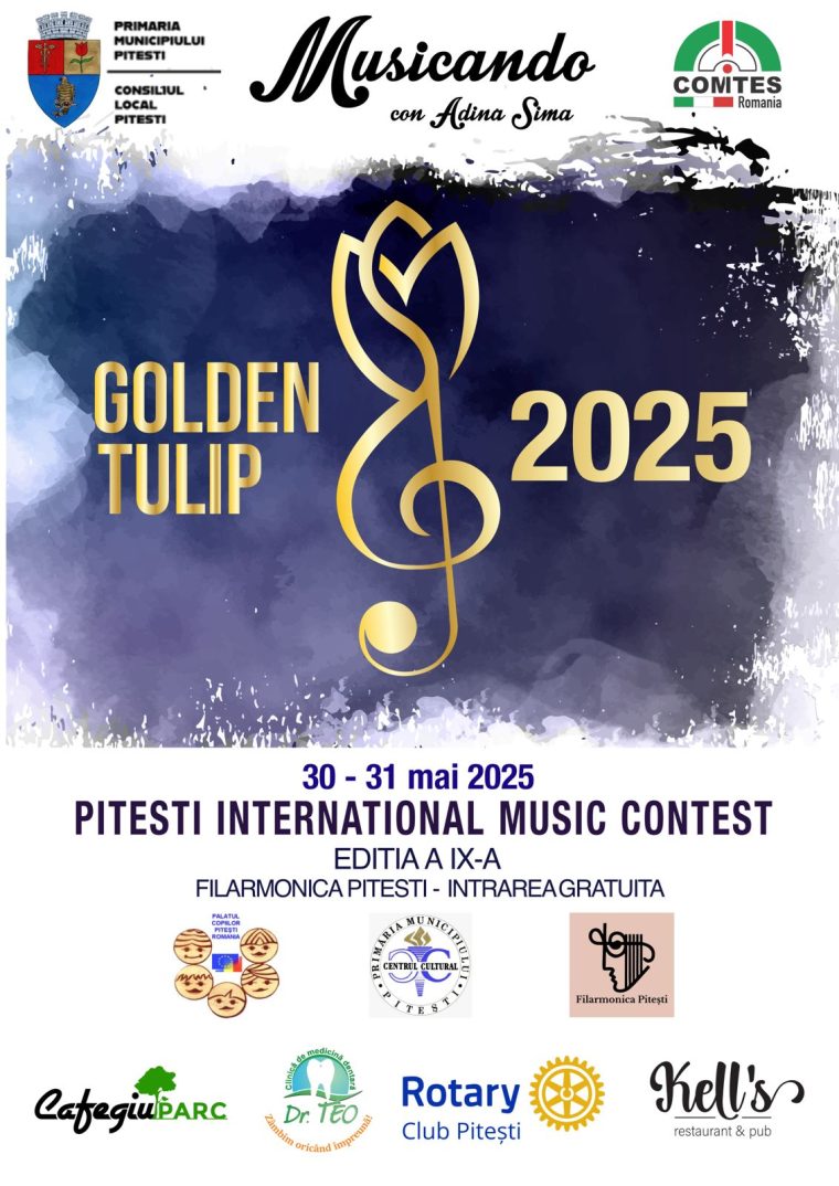 Concursul ”Golden Tulip” – Pitești se bucură de participarea a cinci țări europene