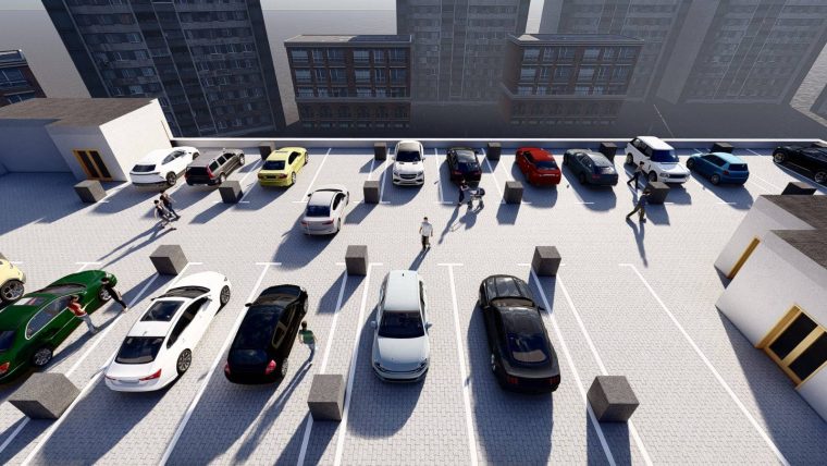 Pitești. Parcarea supraterană din Piața Ceair va fi modernizată