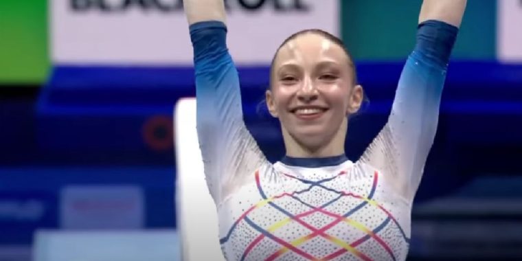 Ana Bărbosu a câștigat aurul în finala de la sol la Campionatul European de la Leipzig
