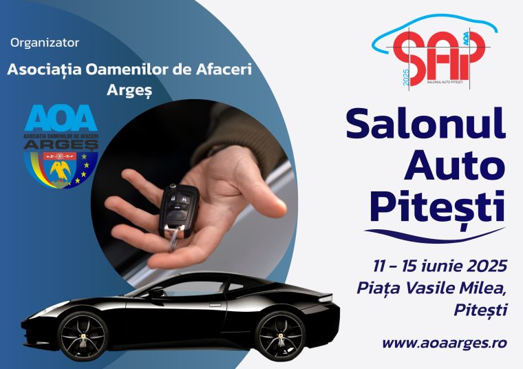 Salonul Auto Pitești, în Piața „Vasile Milea”