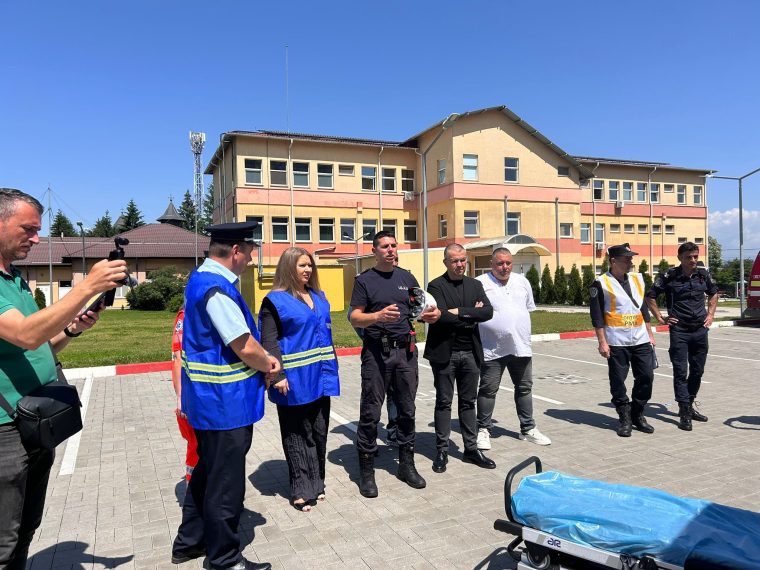 Simulări de incidente majore la Mioveni. A participat și prefectul de Argeș