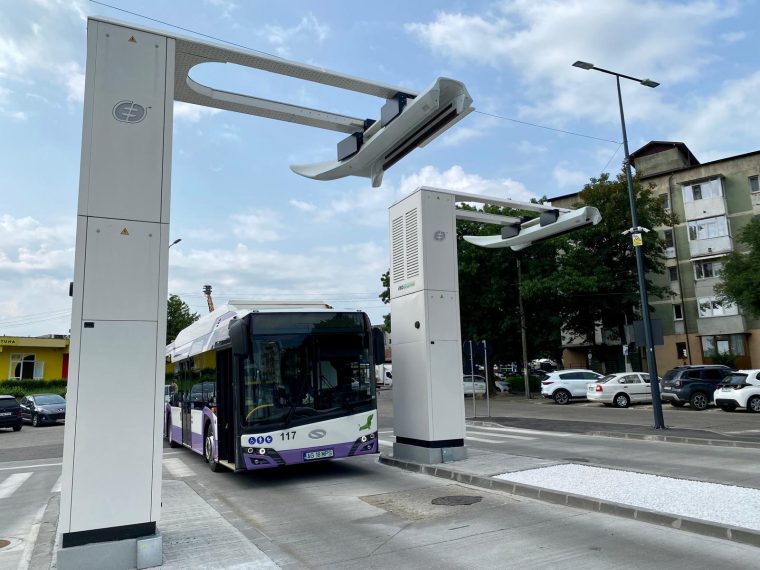 Nou în Pitești. Trei stații de încărcare rapidă pentru autobuzele electrice