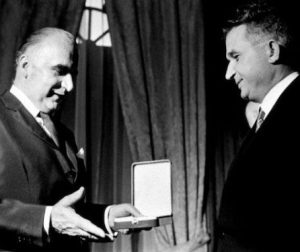 1970 - Nicolae Ceaisescu si Georges Pompidou