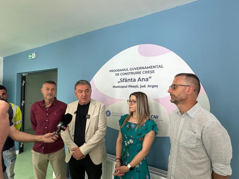 Cum arată noua creșă de la „Albina”. Primarul: „Municipiul Pitești se confrunta cu o lipsă a locurilor pentru preșcolari”