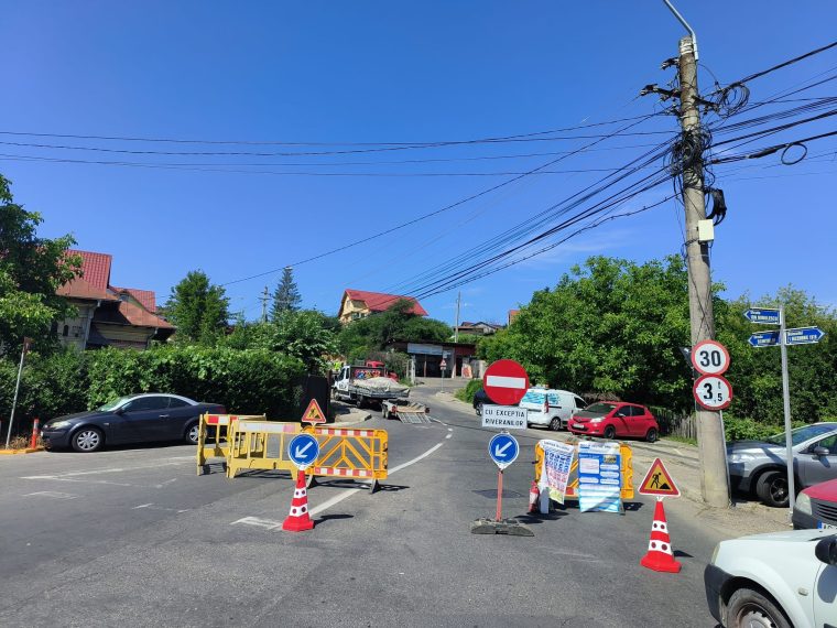 Restricții la Pitești, pe strada Schitului. Lucrări ale Distrigaz