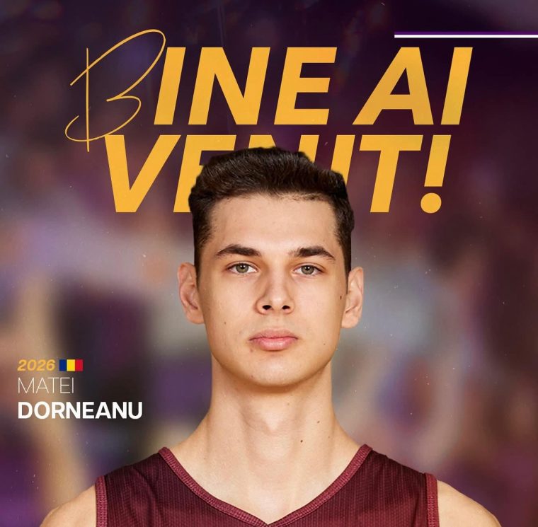 Matei Dorneanu a semnat cu FC Argeș Basketball