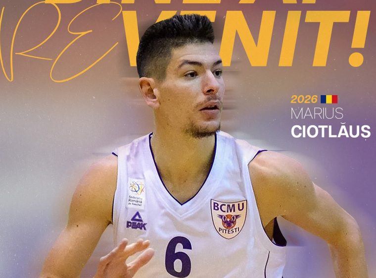 Marius Ciutlăuș se întoarce la FC Argeș Basketball