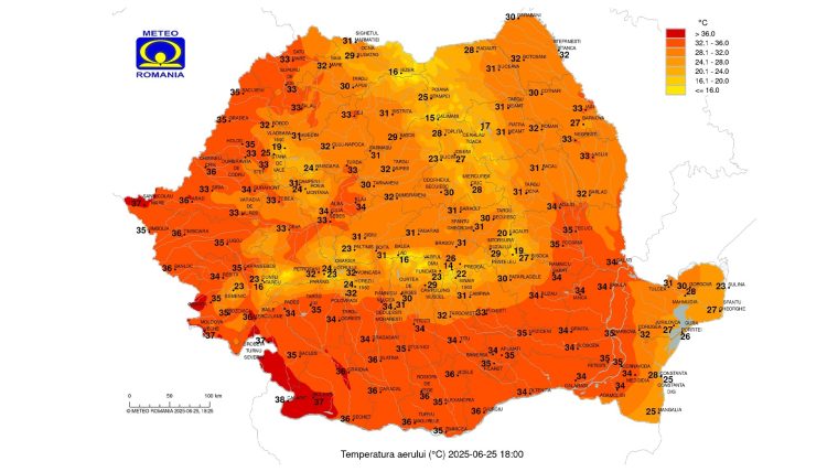Alertă! Temperaturile cresc până la 40 de grade