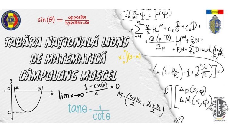 Douăzeci şi patru de elevi sunt în tabără de Matematică la Câmpulung