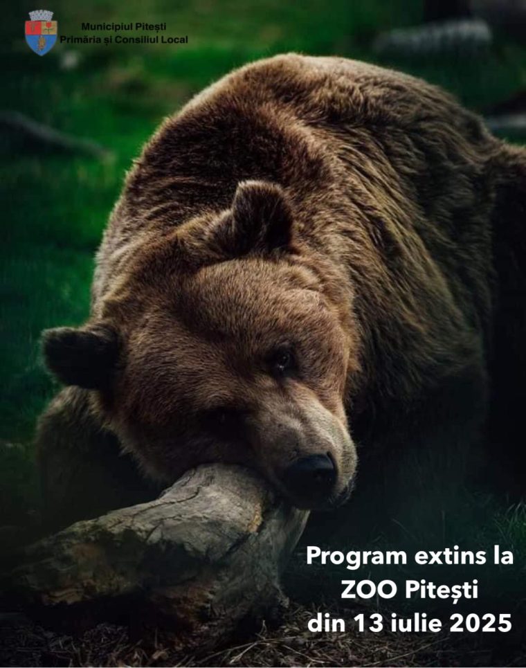 Program extins pentru vizitarea Grădinii Zoologice Pitești