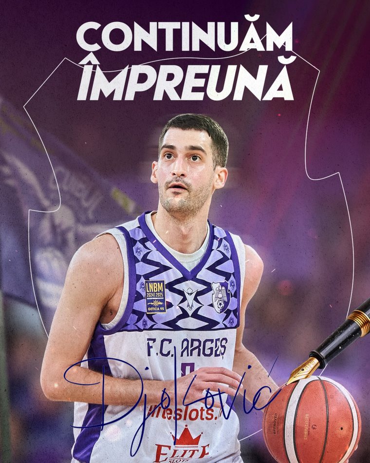 Radovan Djokovic rămâne la FC Argeș Basketball