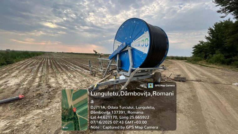 Situația pe râul Dâmbovița a fost deblocată. Fermierii vor putea să-şi irige în continuare culturile agricole