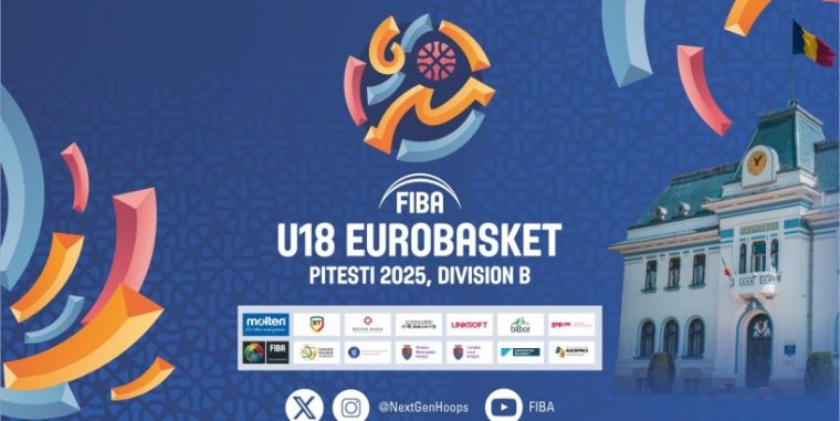 Campionatul European de Baschet Masculin U 18 se va desfășura la Pitești și Mioveni