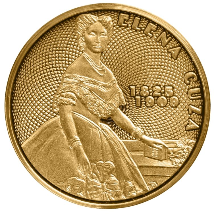 Monedă din aur în cinstea Elenei Cuza