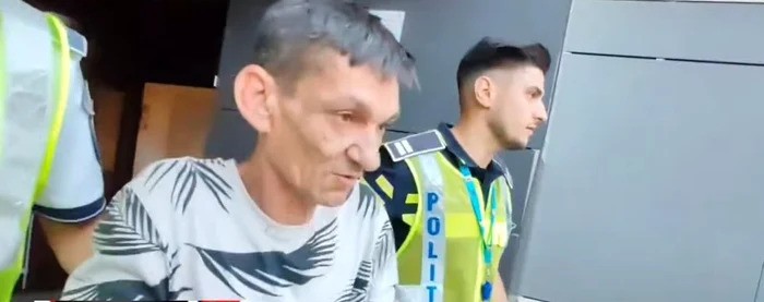 Un bărbat băut a furat o ambulanță. Oprit de Poliție cu focuri de armă