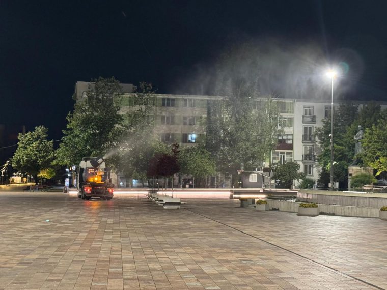 O nouă trecere în cadrul acțiunii de dezinsecție a avut loc, în Pitești: 22 – 23 iulie 2025