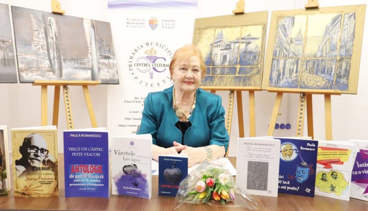 La Centrul Cultural Piteşti, poeta Paula Romanescu recidivează