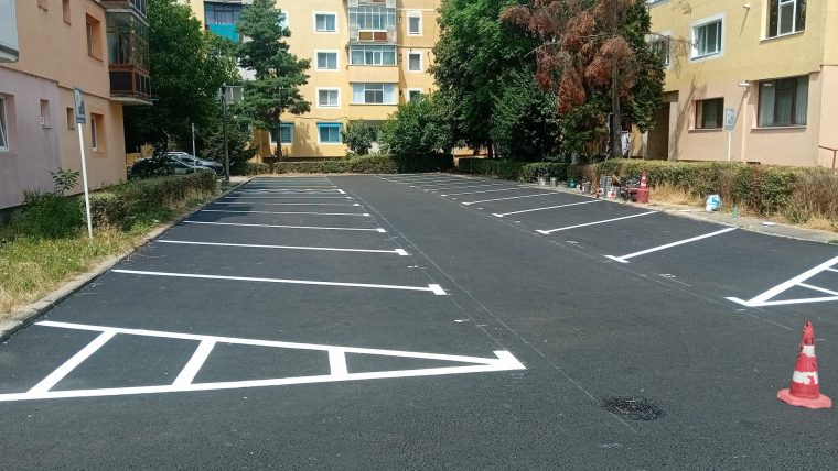 A fost reabilitată o parcare din Găvana 3