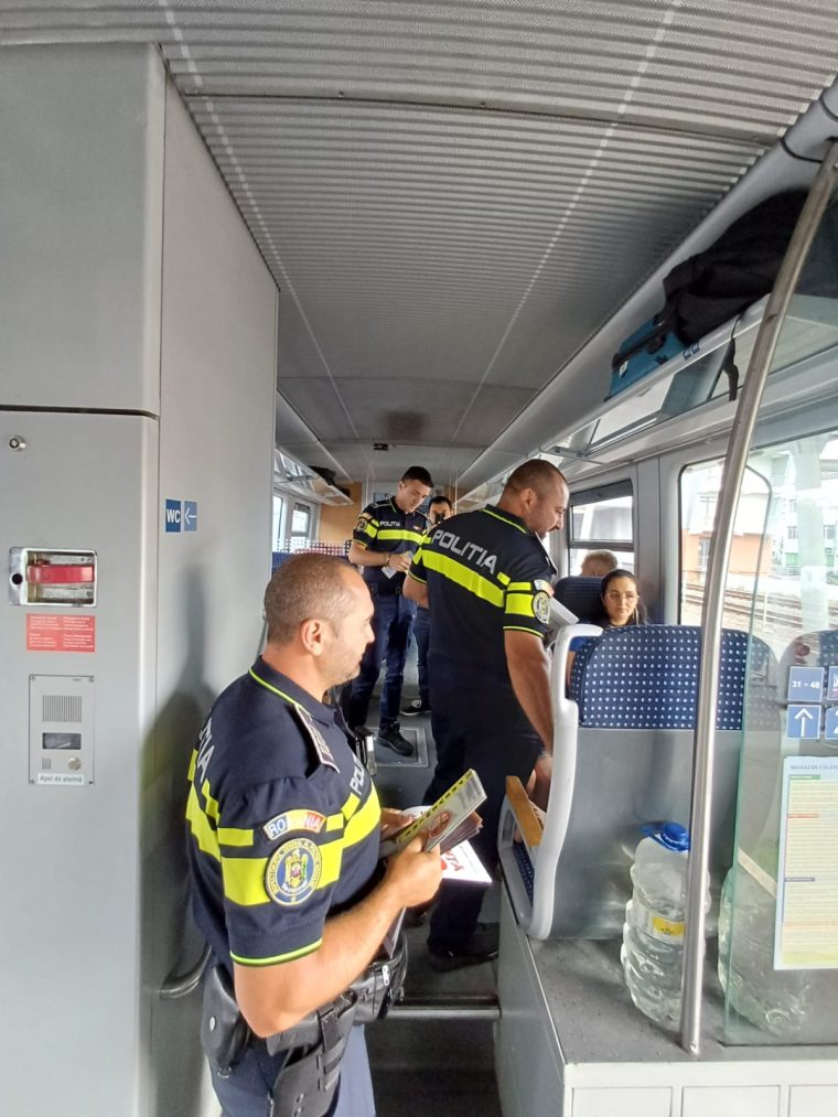 Poliția Argeș, din nou în Gara Pitești. Discuții interactive pe peron