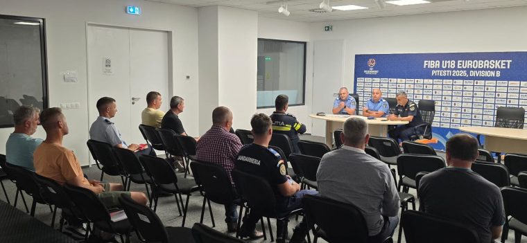 Motiv de ședință la Pitești Arena: siguranța competițiilor sportive