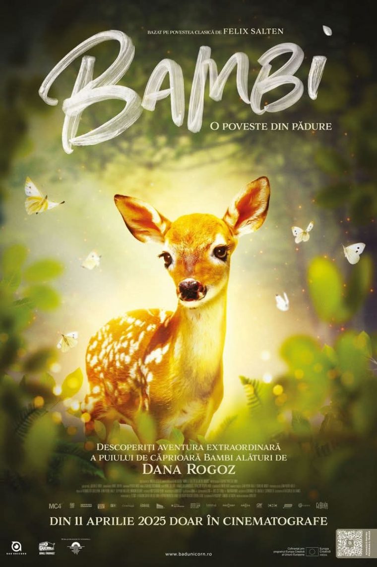 Noul film cu Bambi se vede, sâmbătă, la Pitești