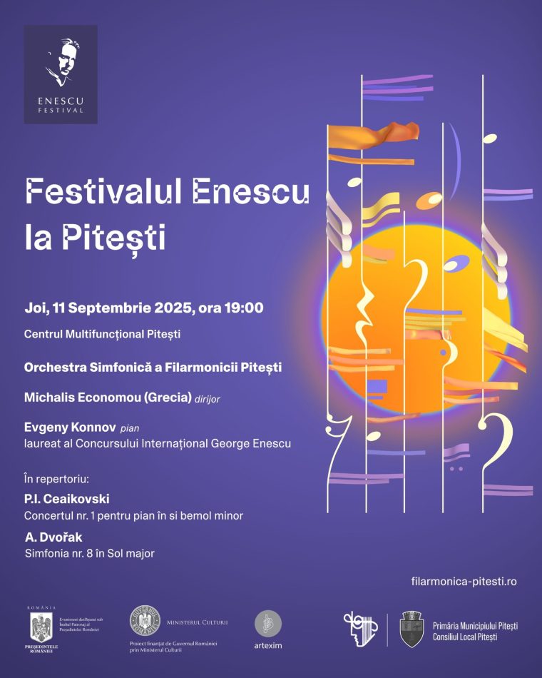 Festivalul Internațional „George Enescu” la Pitești, pentru o seară