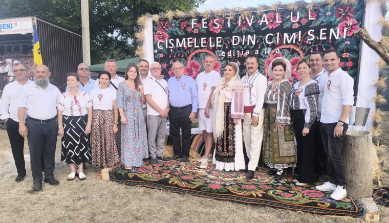 O delegaţie a comunei Bascov, în frunte cu primarul Gheorghe Stancu, în Republica Moldova