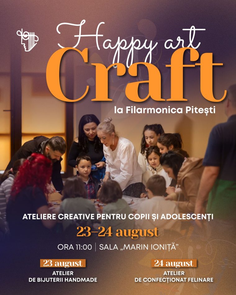 Ateliere creative pentru copii la Filarmonica Pitești