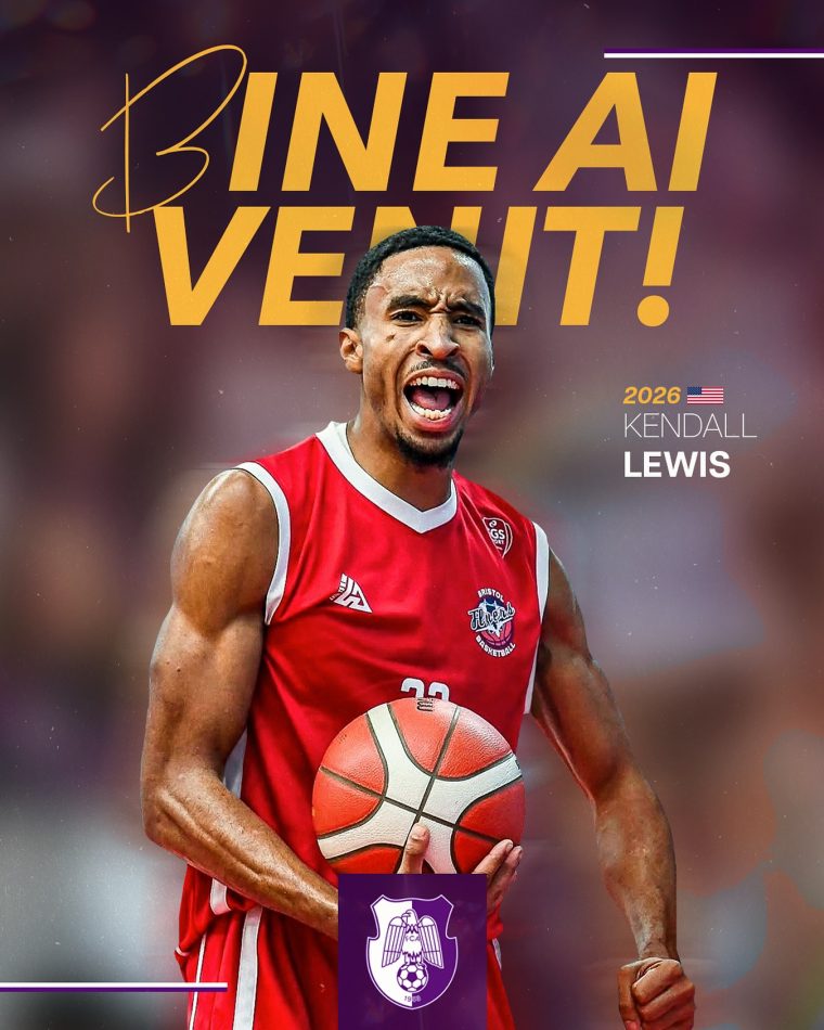 Kendall Lewis a semnat cu FC Argeș Basketball