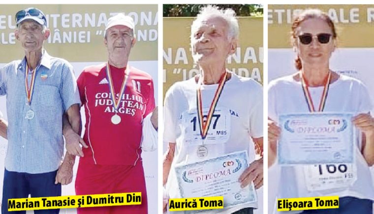 Patru atleţi veterani din Argeş, medaliaţi cu aur la Campionatele Naţionale!