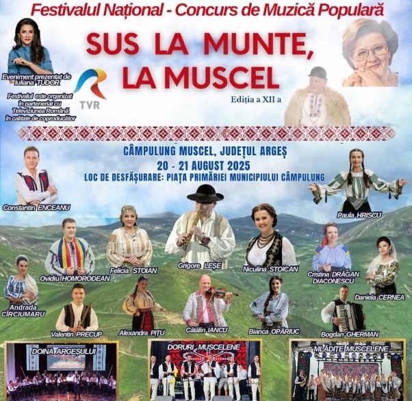 Două zile de folclor la Câmpulung, în centrul orașului