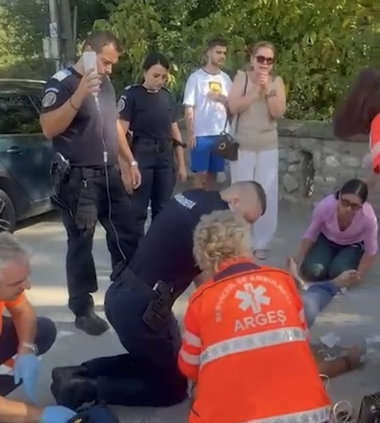 Piteștean salvat după un infarct. Video cu intervenția jandarmilor