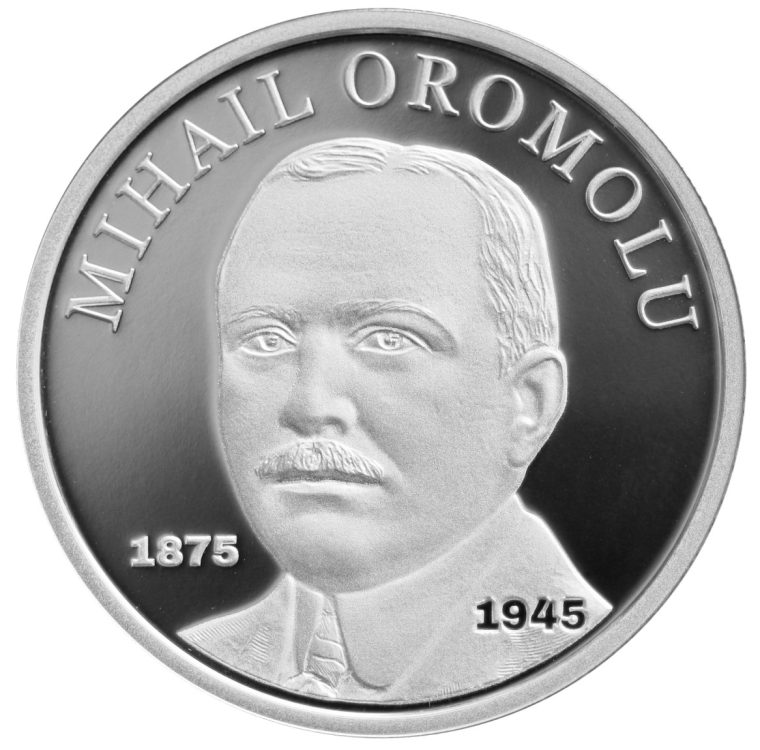 BNR lansează o monedă din argint cu tema Mihail Oromolu – 150 de ani de la naștere