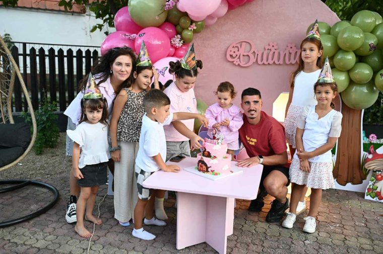 Sărbătoare în familia lui Marius Briceag! Fiica cea mică a fotbalistului a împlinit doi ani!