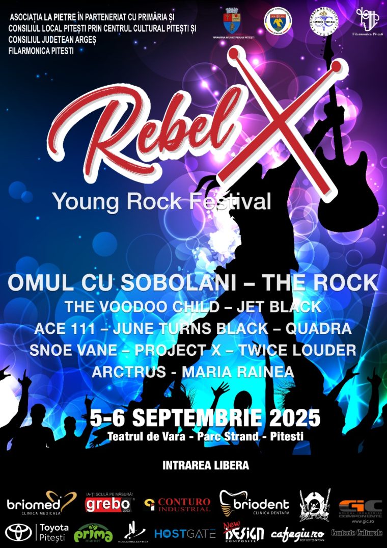 Rebel X. Festivalul de muzică rock revine la Pitești